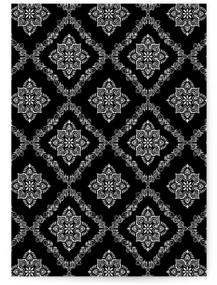 This is a caviar menu cards with standard by Olivia Raufman called grand scale printing on signature in 5x7