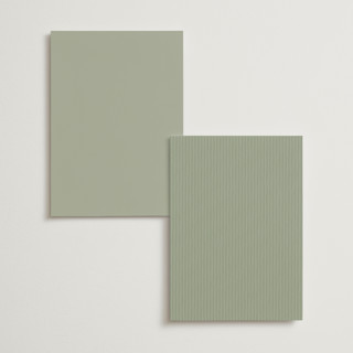 This is a leaf menu cards with standard by Kate Ahn called court printing on signature in standard