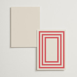 This is a berry menu cards with standard by Megan Davis called montauk printing on signature in 5x7