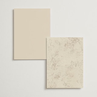 This is a stone menu cards with standard by Robert and Stella called falling foliage printing on signature in standard