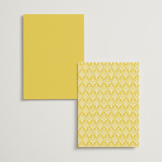 This is a sunshine menu cards with standard by Jessie Steury called pretty picado printing on signature in standard