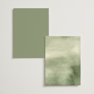 This is a moss menu cards with standard by Petra Kern called lovely printing on signature in standard