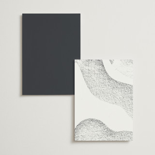 This is a charcoal menu cards with standard by Blustery August called memo printing on signature in standard