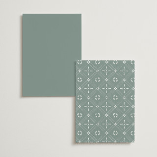 This is a linen menu cards with standard by Jennifer Postorino called breathe printing on signature in 5x7