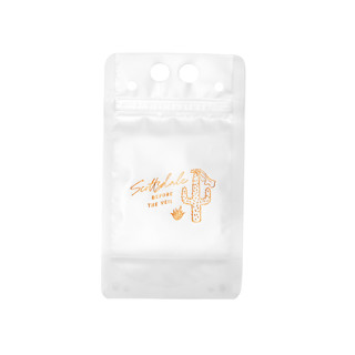 This is a copper wedding day of favors by ForYourParty called scottsdale before the veil plastic pouch, set of 12 in standard