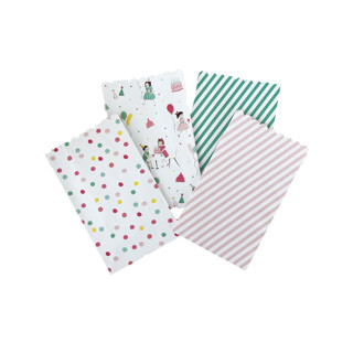 This is a multicolor wedding day of favors by Jollity and Co called it's a party favor bags - set of 8, 2 of each style per pack in standard