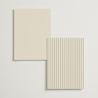 This is a ivory menu cards with foil pressed by Baumbirdy called bow tie printing on signature in 5x7