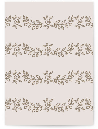 This is a vanilla menu cards with foil pressed by Petra Kern called manuet printing on signature in 5x7