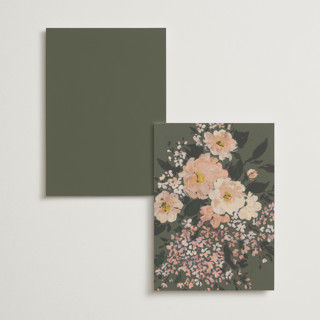 This is a thyme menu cards with foil pressed by Itsy Belle Studio called madison printing on signature in 5x7