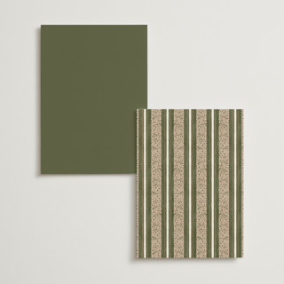 This is a sherbert menu cards with foil pressed by Leah Bisch called in the garden printing on signature in 5x7
