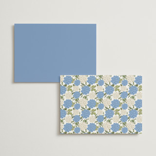 This is a coastal menu cards with foil pressed by Susan Moyal called garden whisper printing on signature in 5x7