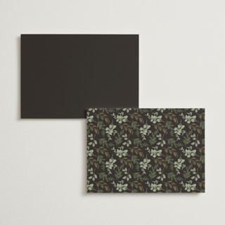This is a blush menu cards with foil pressed by Susan Moyal called flouriishing printing on signature in 5x7