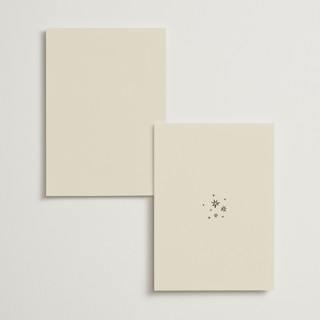 This is a noir menu cards with foil pressed by Ani Somi called written in the stars printing on signature in standard