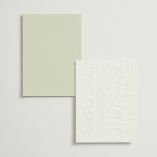 This is a forest menu cards with foil pressed by Paper Sun Studio called in the country printing on signature in standard