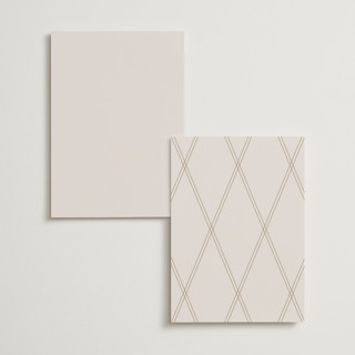 This is a spun sugar menu cards with foil pressed by Jessica Williams called classique printing on signature in standard