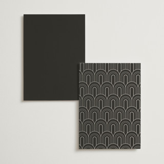 This is a truffle menu cards with foil pressed by Vera Lim called the arc printing on signature in standard