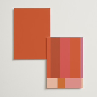 This is a fruit punch menu cards with foil pressed by Morgan Kendall called patchwork border printing on signature in standard