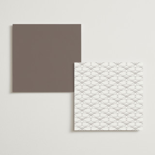 This is a snow menu cards with foil pressed by Kaydi Bishop called eternal printing on signature in 5x5