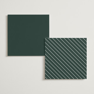 This is a evergreen menu cards with foil pressed by Nicole Walsh called regal printing on signature in 5x5