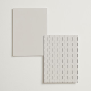 This is a linen menu cards with foil pressed by Baumbirdy called floral type arch printing on signature in standard