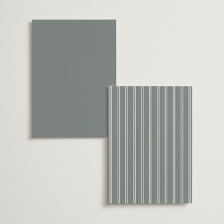 This is a slate menu cards with foil pressed by Stacey Meacham called refined style printing on signature in standard