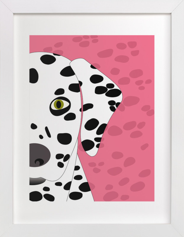 Abstract Dalmatian Wall Art Prints by Aga Minted
