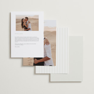 This is a silk menu cards with foil pressed by mo kelley called pearls printing on signature in standard