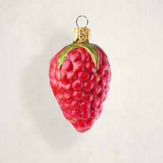 This is a berry christmas ornaments by Minted called raspberry glass ornament by whitehurst in standard