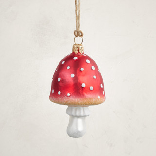 This is a redcap christmas ornaments by Minted called red top mushroom in standard
