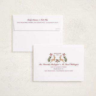 This is a mulled wine met with standard by Creo Study called holiday flora and fauna printing on recycled smooth signature in standard