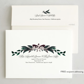 This is a amethyst met with foil pressed by Susan Moyal called emerald vines printing on signature in standard