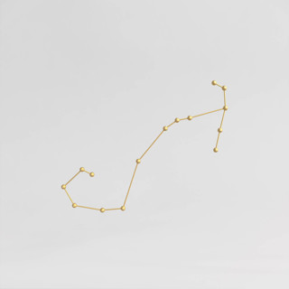 This is a brass home decor by Richard Clarkson called constellation - scorpio in standard