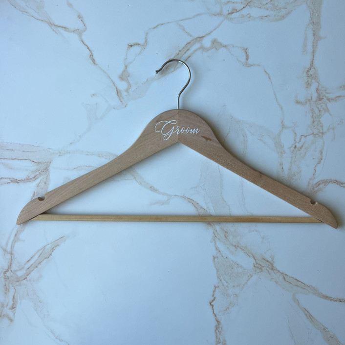 Groom Suit Hanger Hangers by Logan Boaz Minted