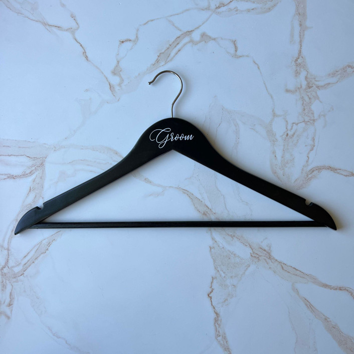 Groom Suit Hanger Hangers by Logan Boaz Minted