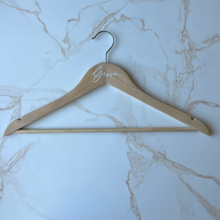 Groom Suit Hanger Hangers by Logan Boaz Minted