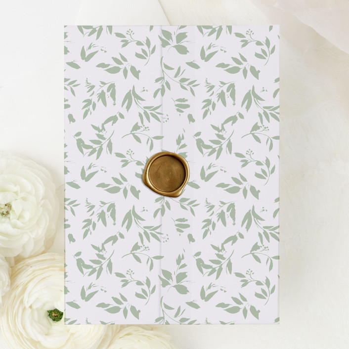 Sagely Irresistable | Set of 10 Floral Vellum Jackets