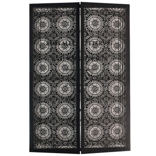 This is a black vellum wedding invitations by Self Stationery called art deco laser cut covers for 5x7 invitation | set of 10 | envelopes included in standard