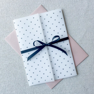 This is a multicolorassorted-colors vellum wedding invitations by Megan Tendler called mini watercolor hearts vellum jackets | set of 10 in standard