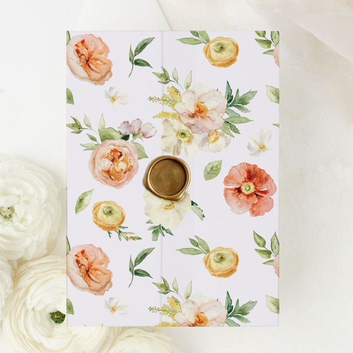 Pink Spring Floral Vellum | Set of 10 Vellum Jackets
