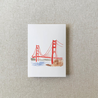 This is a red vellum wedding invitations by Cotton and Bow called san francisco vellum jacket for wedding invitations | for petite 4.25x6" invitations  | set of 10 in standard