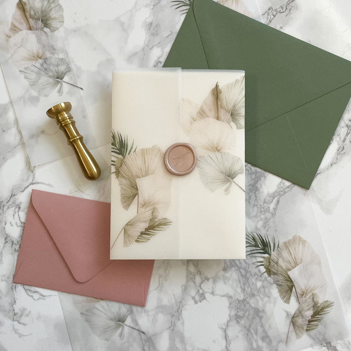 Boho Vellum Wrap (10 Pack)