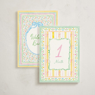 This is a multi baby milestone cards by Creo Study called hand-drawn pattern maximalism in standard