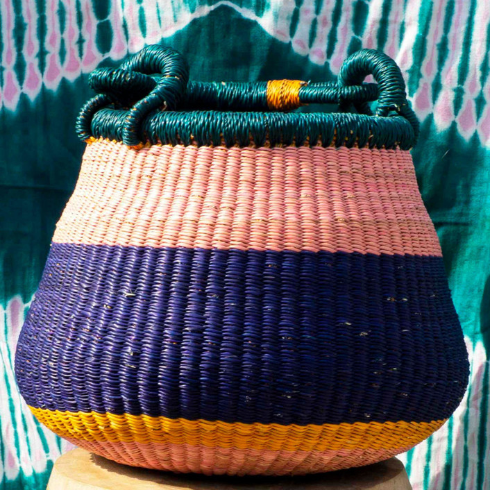 Zoore Color Block Basket Medium