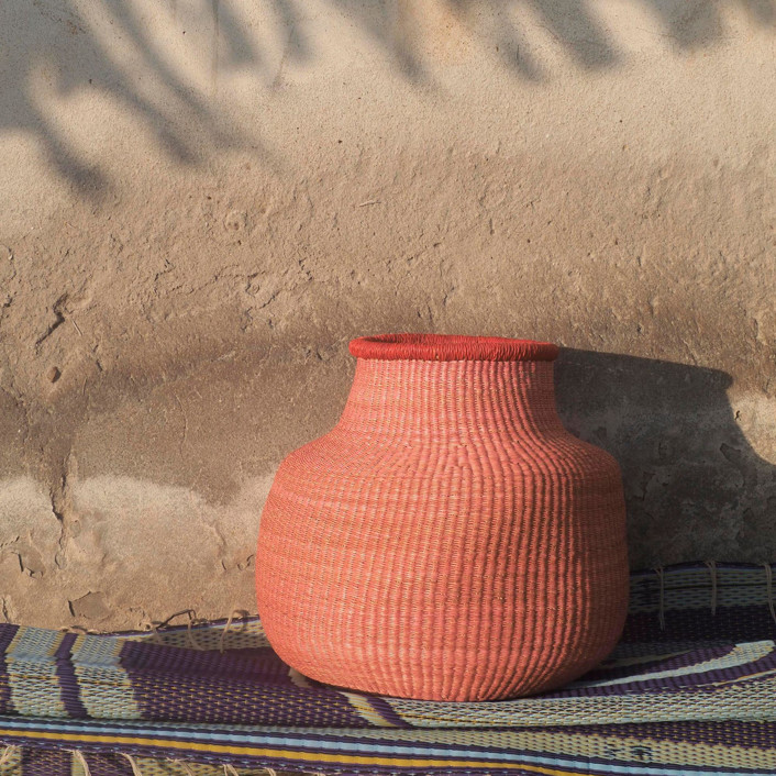 Flower Pot Pink Basket