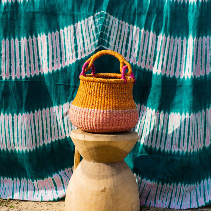 Zoore Color Block Basket Small