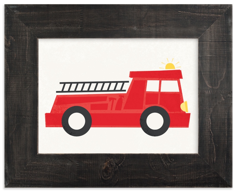 Fierce Firetruck Wall Art Prints By Jessie Steury Minted
