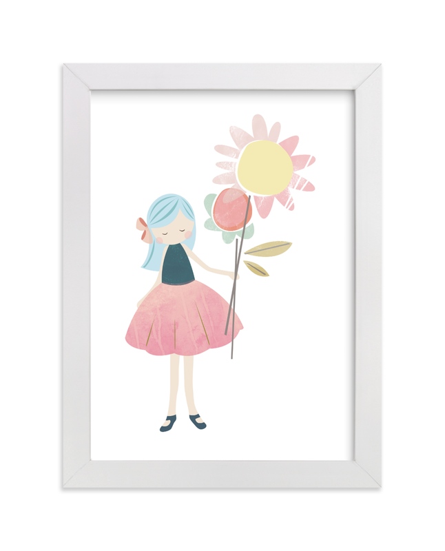 flower girl Wall Art Prints by peetie design Minted