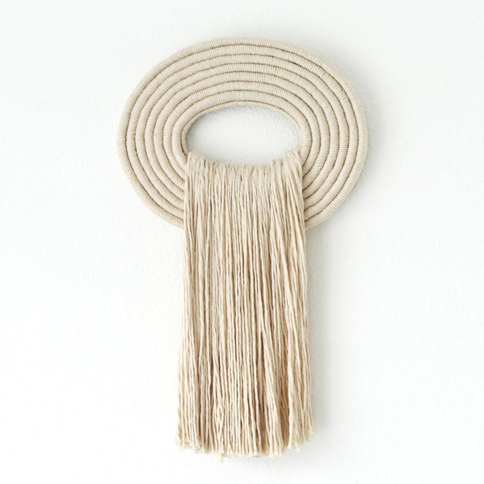 Macrame wall hanging- Medium Ivory Crest