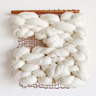 This is a copper original textiles by Meghan Shimek called copper in standard