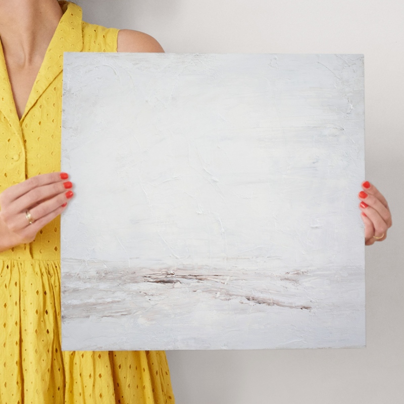 Neutral Tranquility Wall Art Prints by Deb Presutto Minted